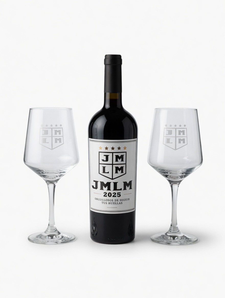 Vino + 2 copas
